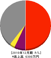 秋山塗装店 損益計算書 2010年12月期