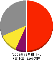 山本電気商会 損益計算書 2009年12月期