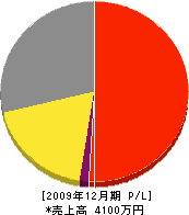 田中土木 損益計算書 2009年12月期
