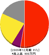 塩田畳店 損益計算書 2009年12月期