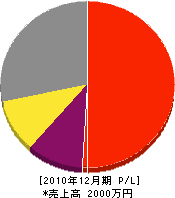 瀧下造園 損益計算書 2010年12月期