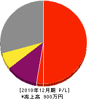 坂田造園 損益計算書 2010年12月期