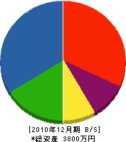 景山土建 貸借対照表 2010年12月期