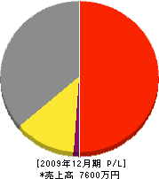 杉田工務店 損益計算書 2009年12月期 杉田工務店 損益計算書 2009年12月期