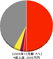 小川組 損益計算書 2009年12月期