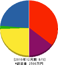 鈴東興建 貸借対照表 2010年12月期