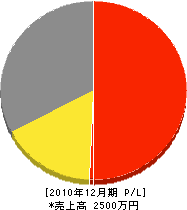 関口住設 損益計算書 2010年12月期 関口住設 損益計算書 2010年12月期