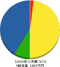 麻生工務店 貸借対照表 2009年12月期