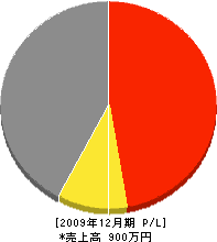 田中建業 損益計算書 2009年12月期