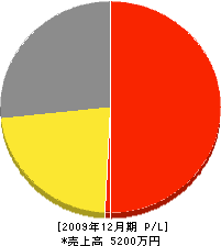 ナクラ設備 損益計算書 2009年12月期